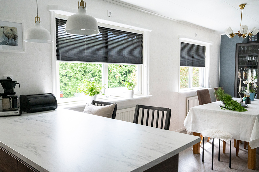 Plisségardiner och Honeycomb