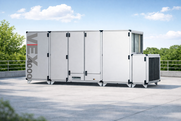 Mer klimatvänligt köldmedium för VEX4000 med integrerad värmepump – R454B