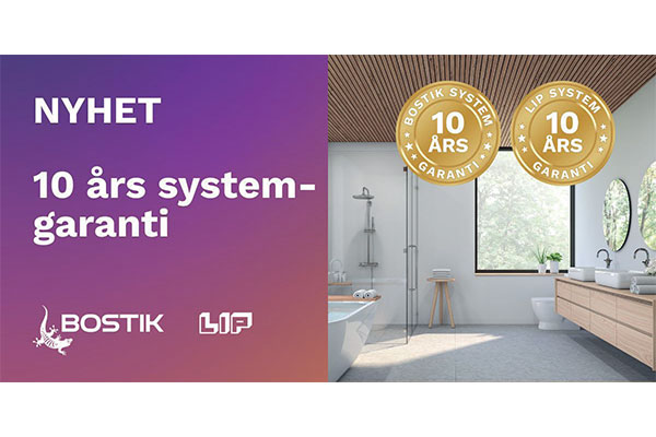 Nu lanserar vi 10 års systemgaranti!