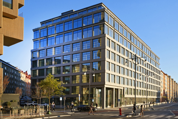 Nytt hållbart kontorshus i Stockholm