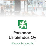 Parkanon Listatehdas Brochure in English