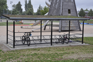 Prefabricerat Cykeltak.