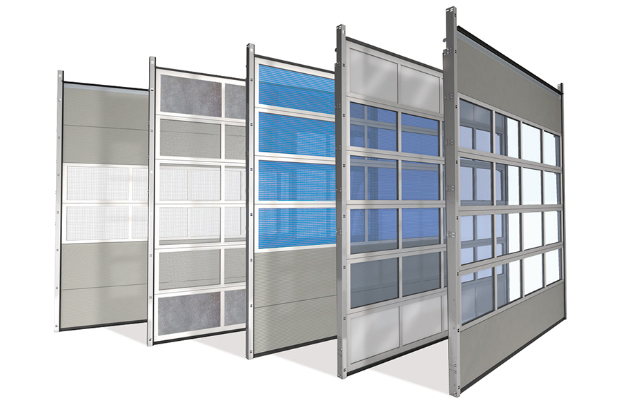 ALU sectional door