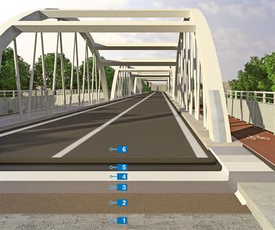 Purtop 400 M System Deck: Polyureamembran för fuktisolering av broar