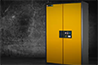 Safety features of a type 90 fire rated safety storage cabinet