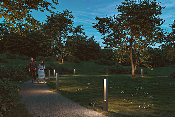 Skapar trygghet och säkerhet för både fotgängare och cyklister