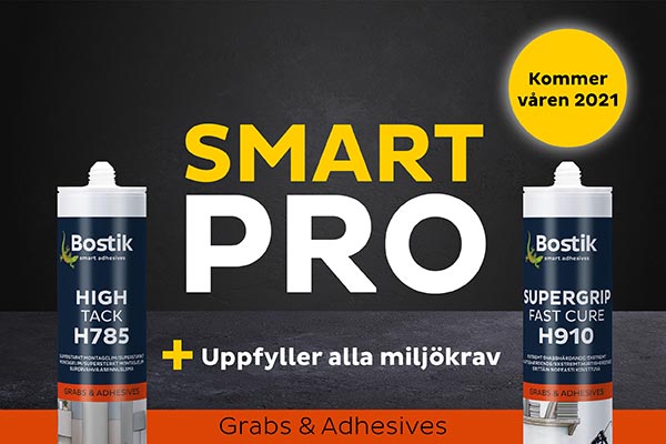 SMART PRO – Monteringslim för proffsanvändare