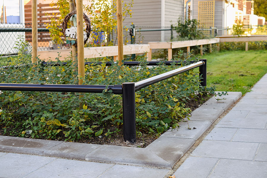 Plantering, Växtskydd och Påkörningsskydd