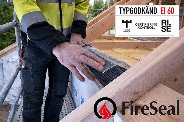 Sveriges säkraste brandtätning fasad & takfot