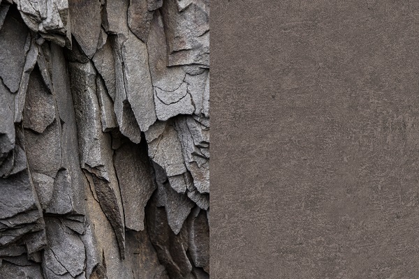 Texturerad fasadbeklädnad: Rockpanel Stones