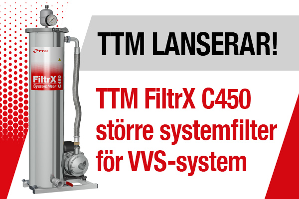 TTM FILTRX C450 - Gör rent hus i stora VVS-system!