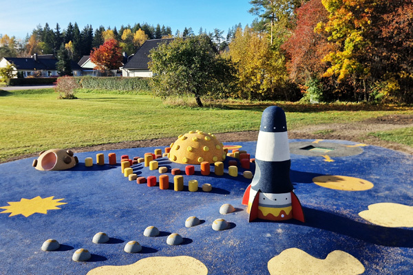 Ut i rymden - ny spännande temalekplats!