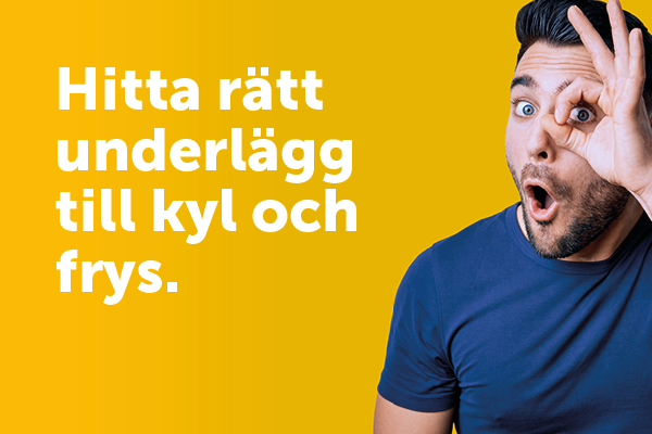 Välj rätt underlägg till kyl och frys