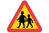 Varningsmärke Lekande Barn