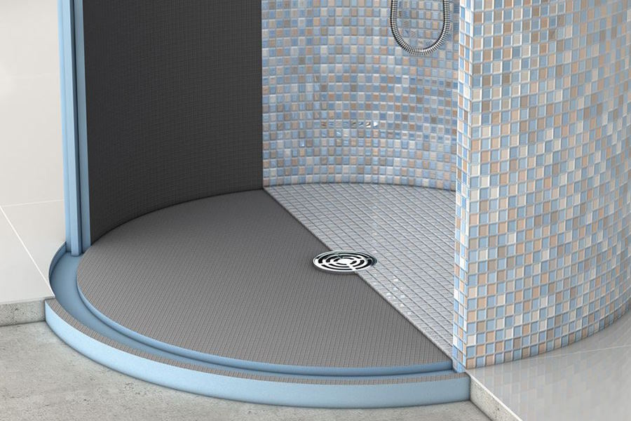 wedi Fundo Trollo rund designduschutrymme